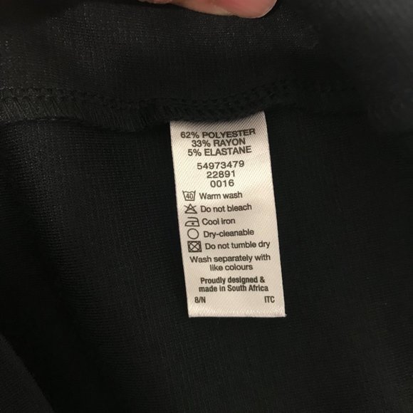 Oasis Foschini Snakeskin Black Cutout Dress - Picture 6 of 6